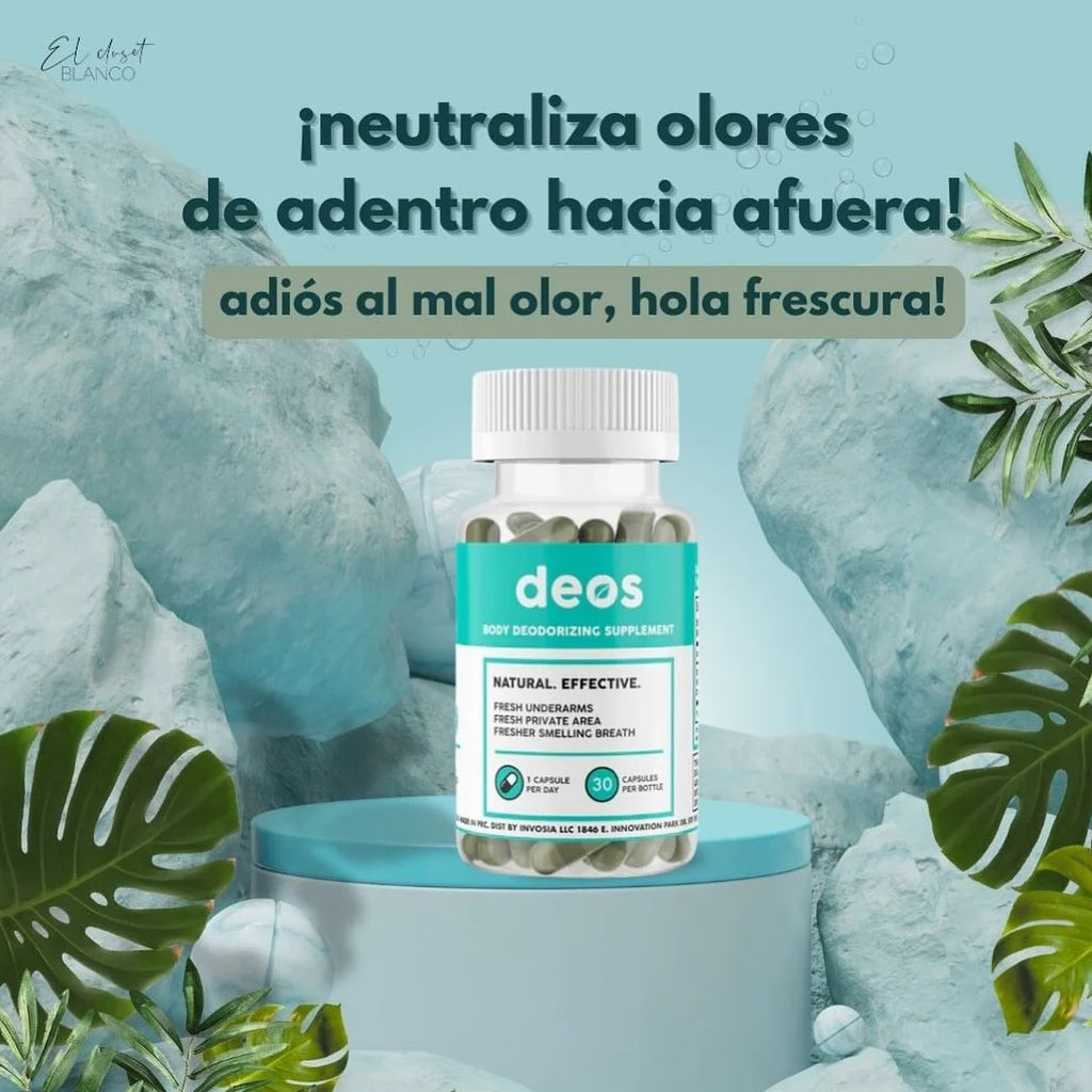 DEOS -ELIMINA EL MAL OLOR EN POCOS SEGUNDOS