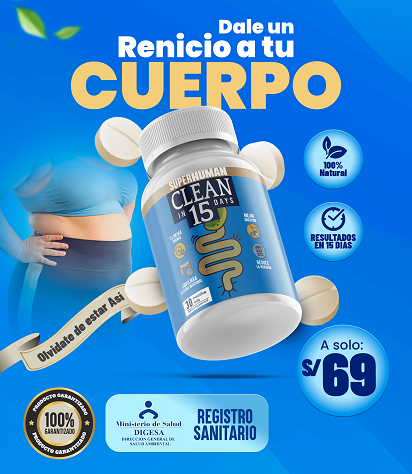 Clean15™ Limpieza Completa Estomacal en 15 días - SuperHuman™ PG